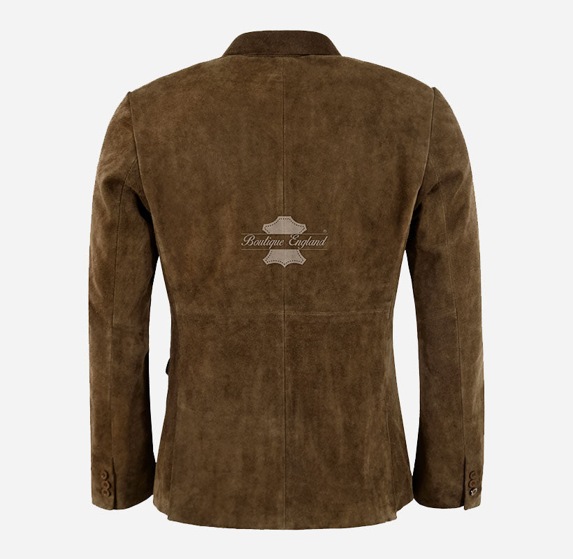MILANO Men's Suede Blazer Jacket