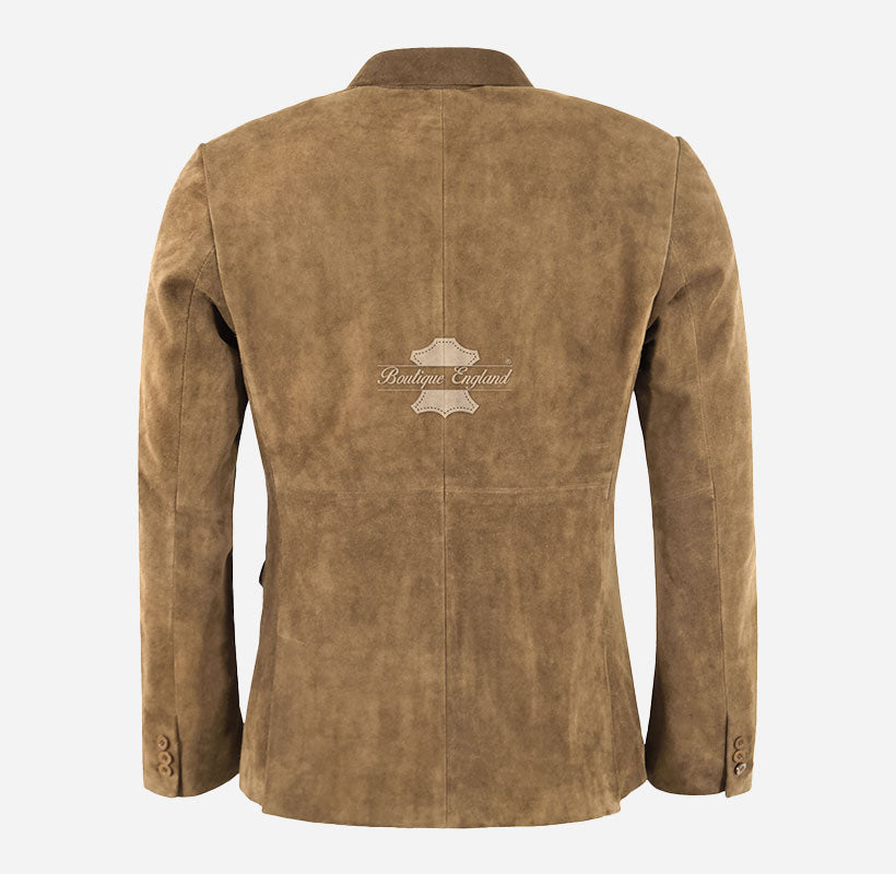 MILANO Men's Suede Blazer Jacket