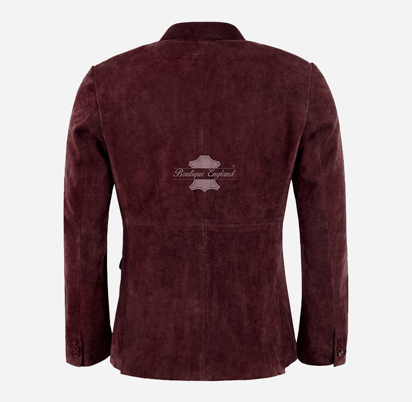 MILANO Men's Suede Blazer Jacket