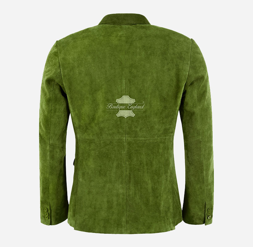 MILANO Men's Suede Blazer Jacket