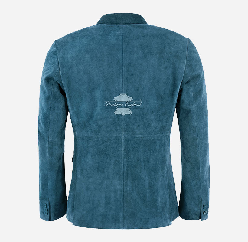 MILANO Men's Suede Blazer Jacket