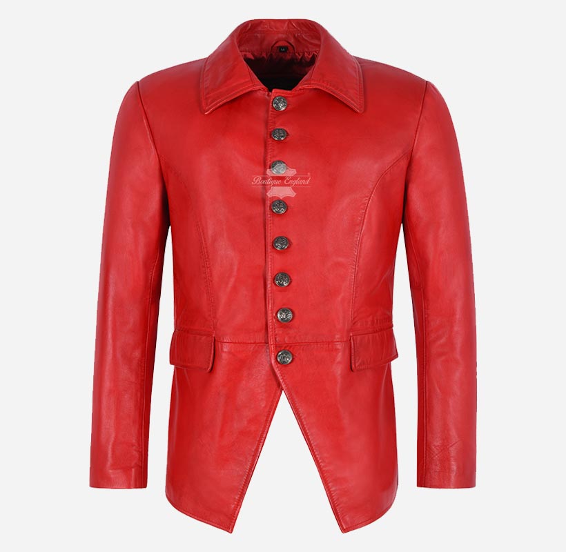 DAMIEN Men's Leather Blazer Soft Leather Coat