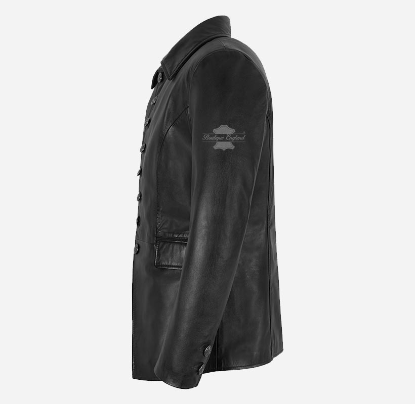 DAMIEN Men's Leather Blazer Soft Leather Coat