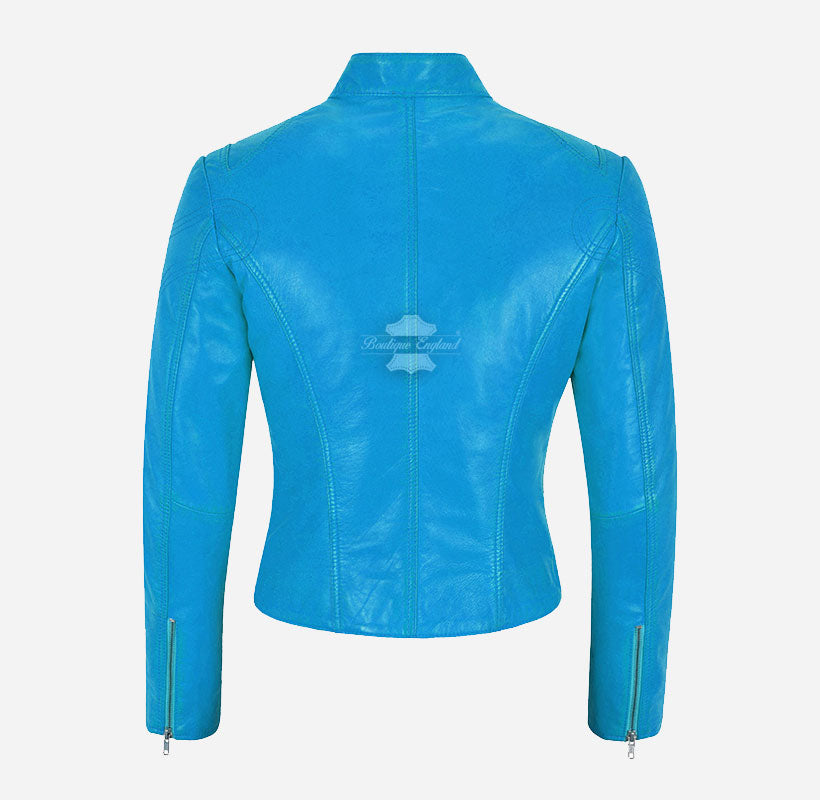 SPEED Women's Leather Racer Jacket