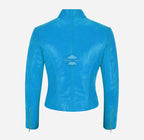 SPEED Women's Leather Racer Jacket