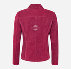 JENNIFER Women's Suede Jacket Box Blazer Coat