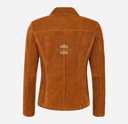 JENNIFER Women's Suede Jacket Box Blazer Coat