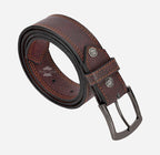 Men's Waxed Leather Casual Belts