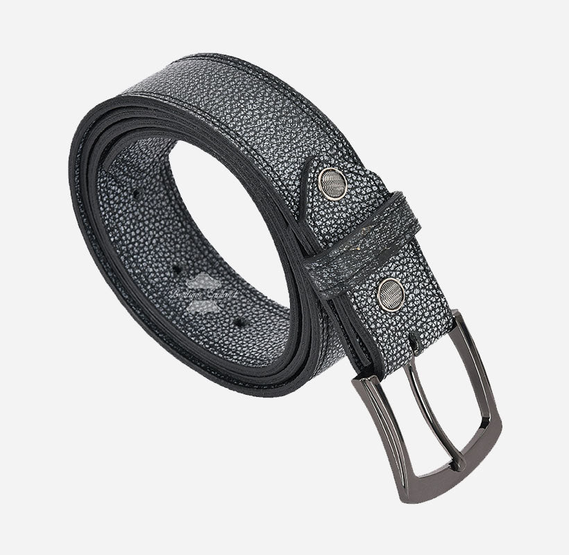 Men's Waxed Leather Casual Belts