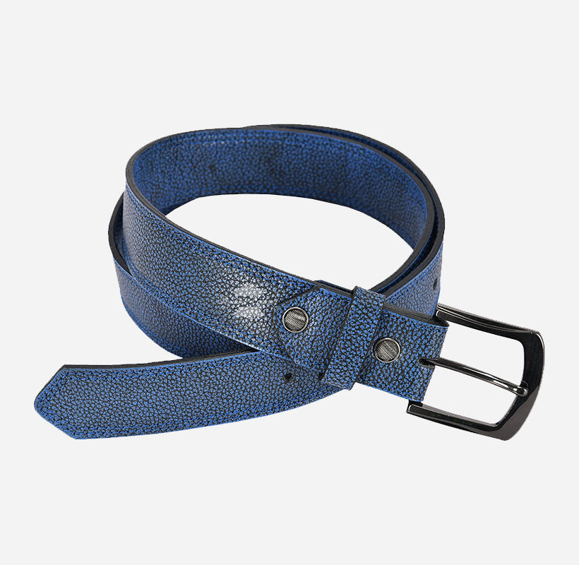 Men's Waxed Leather Casual Belts