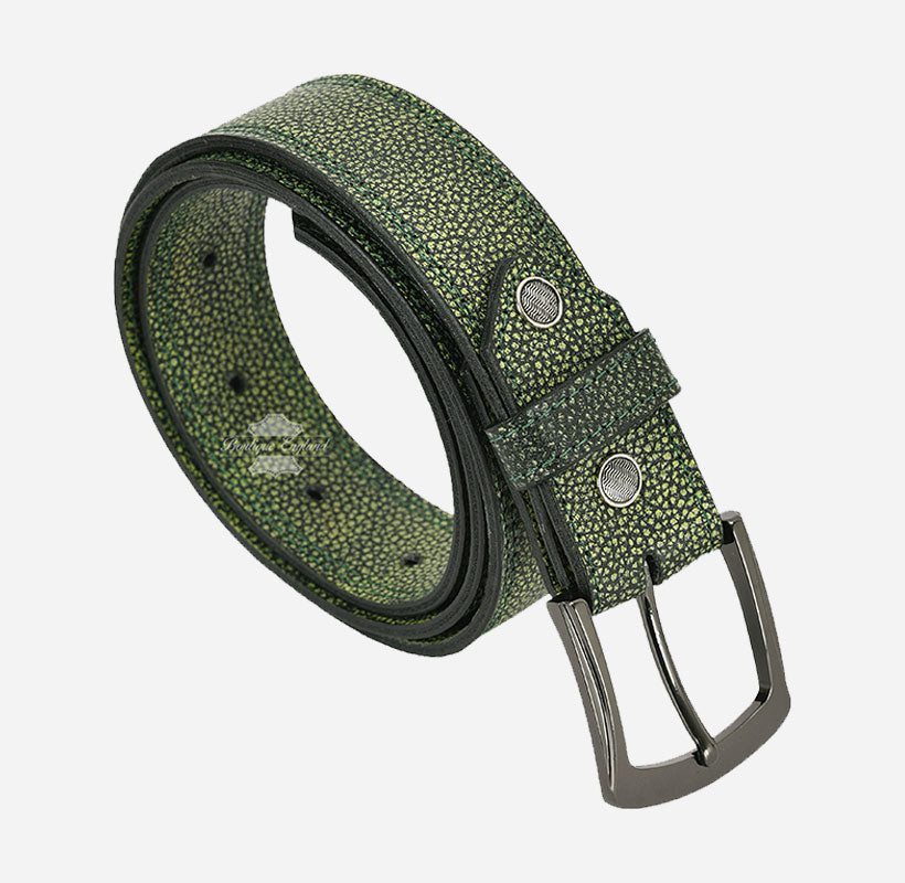 Men's Waxed Leather Casual Belts