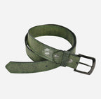 Men's Waxed Leather Casual Belts