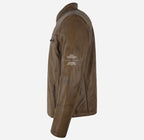 BRUISER Men's Leather Racer Jacket