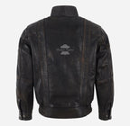 WINSDOR Men's Regular Fit Classic Leather Jacket