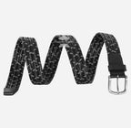 Men's Braided Leather Belt - One-Size-Fits