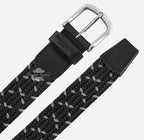 Men's Braided Leather Belt - One-Size-Fits