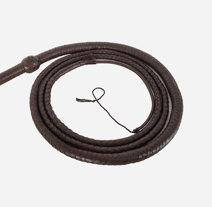 INDIANA JONES Leather Bull Whip Hunter with Free Holster