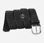 Men's Woven Leather Belt - One-Size-Fits