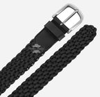 Men's Woven Leather Belt - One-Size-Fits