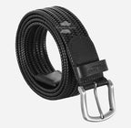 Woven Leather Belt For Men's Braided Style