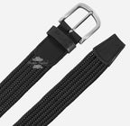 Woven Leather Belt For Men's Braided Style