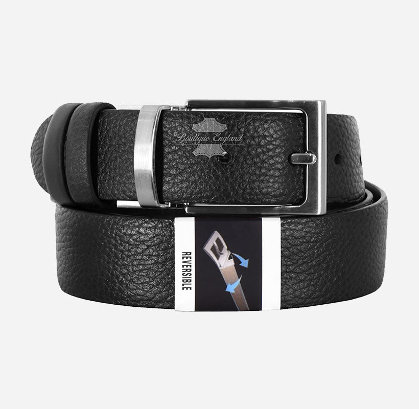 Reversible Formal Leather Belt for Men