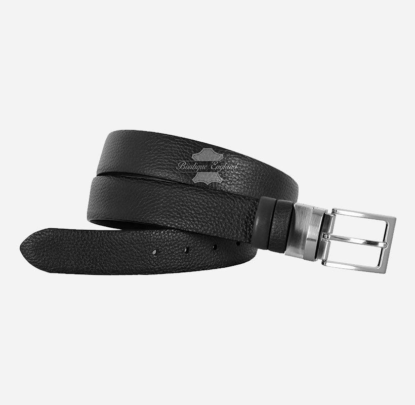 Reversible Formal Leather Belt for Men