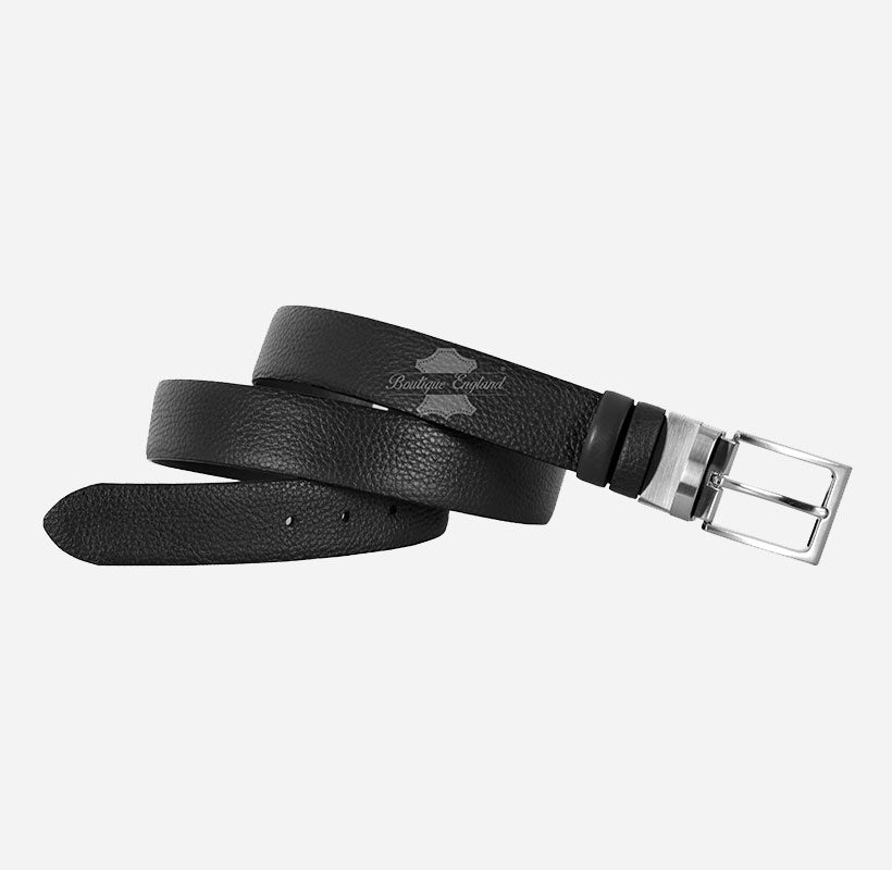 Reversible Formal Leather Belt for Men