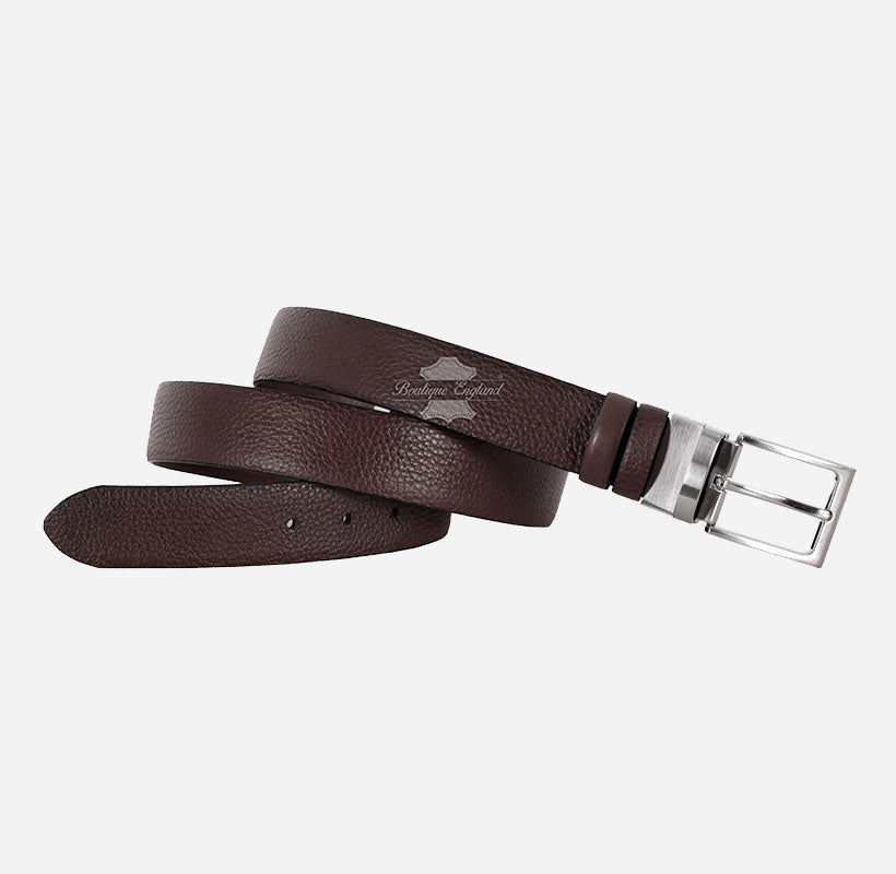 Reversible Formal Leather Belt for Men