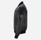 70'S Classic Leather Bomber Jacket For Men's Retro Varsity Jacket