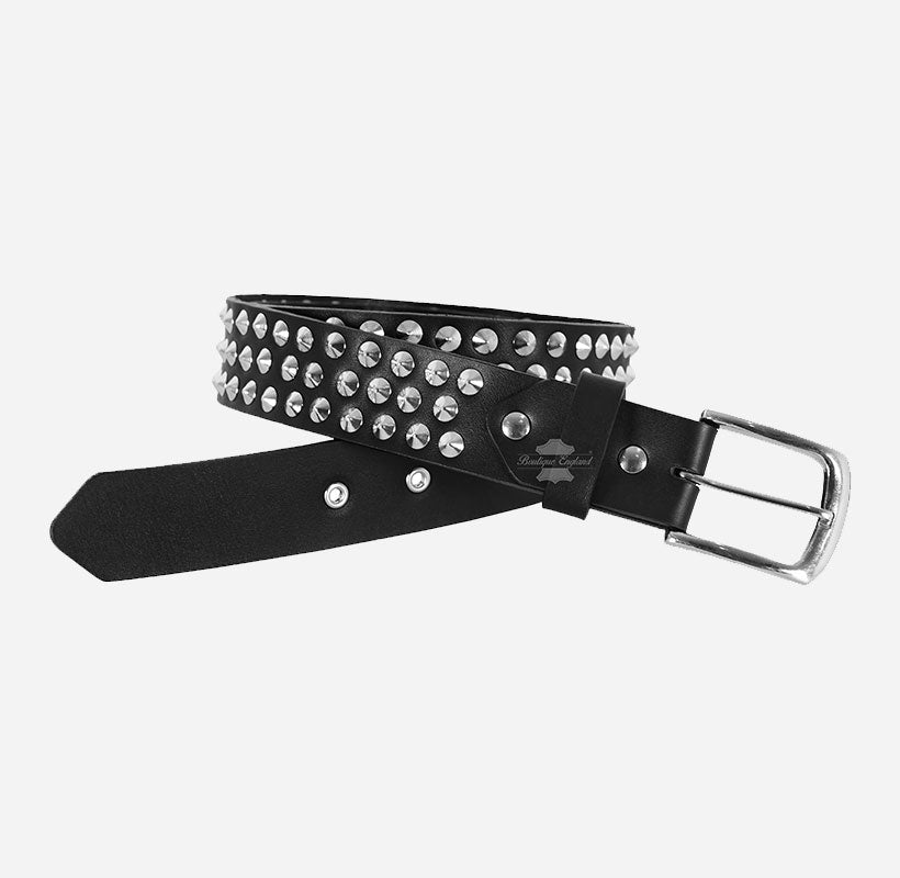 Men's Spike Studded Leather Belts