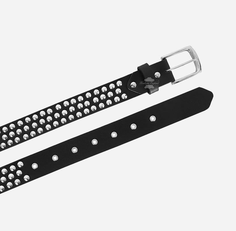 Men's Spike Studded Leather Belts