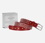 Men's Spike Studded Leather Belts