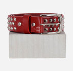 Men's Spike Studded Leather Belts