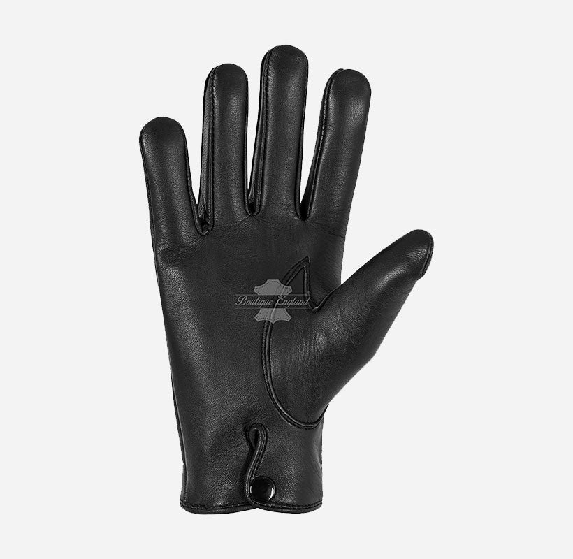Women Leather Gloves with Thermal Lining