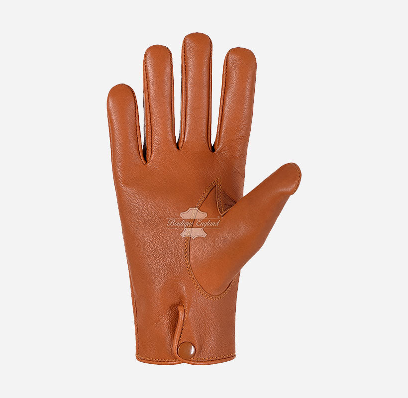 Women Leather Gloves with Thermal Lining