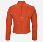 SPEED Women's Leather Racer Jacket