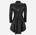 MYSTIC Gothic Dovetail Leather Coat for Women