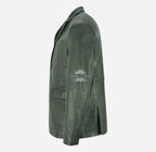 Milano Men's 2 Button Leather Blazer Sports Jacket