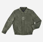 ESSEX Men's Leather Blouson Jacket Buffed Leather