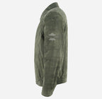 ESSEX Men's Leather Blouson Jacket Buffed Leather