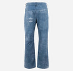 501 Men's Vintage Buffed Leather Pants Trousers