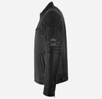 TORQ Men's Café Racer Waxed Leather Jacket