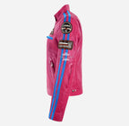 SIZMA Women Leather Biker Jacket Racer Fashion Jacket