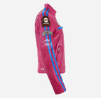 SIZMA Women Leather Biker Jacket Racer Fashion Jacket