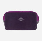 Women's Purple Leather + Suede Backpack Bag