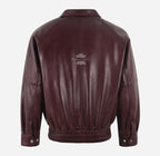 GRIZZLY Men's Leather Blouson Bomber Jacket