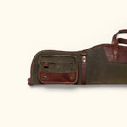 Dakota Waxed Canvas Rifle Case | Green w/ Dark Briar Leather