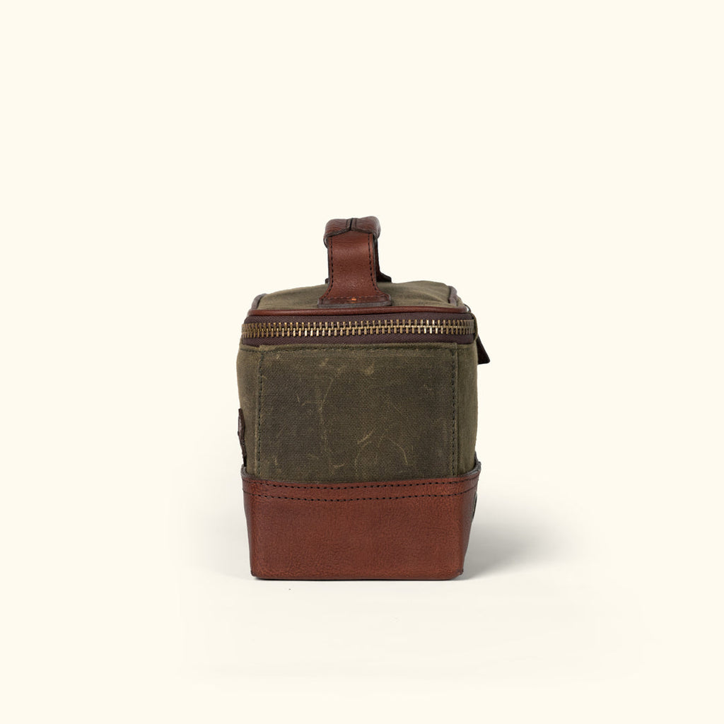 Dakota Shell Shooting Bag | Waxed Canvas and Leather