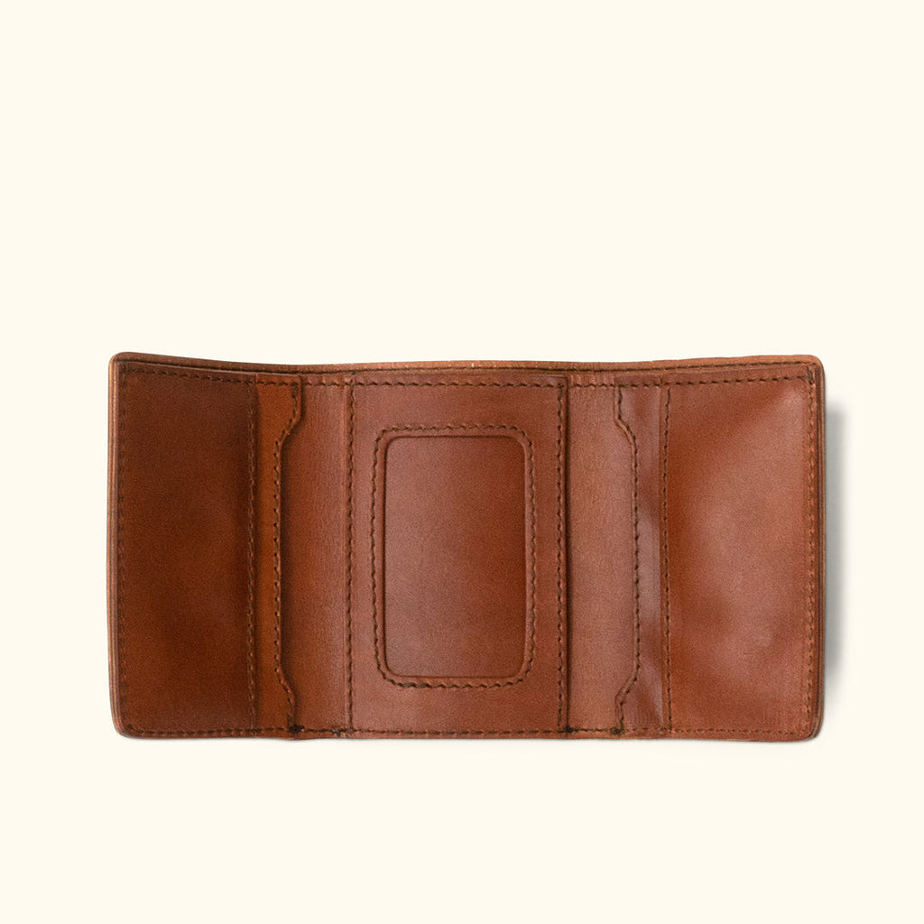 Roosevelt Leather Trifold Wallet | Autumn Brown